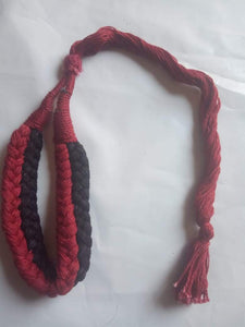 Dori Maroon+ Other Colors Maroon &black Necklace (Tassels)