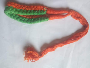Dori Orange Base+ Colors & L Green Necklace (Tassels)
