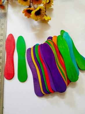 Color Ice Cream Sticks-Spoon Type Hobbies