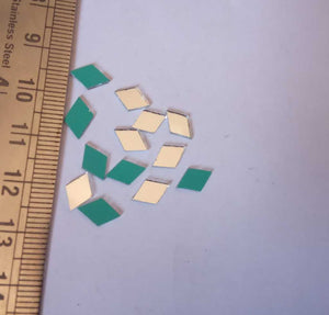 Mirror/ Blouse Glass Work 10Mm Diamond Shape Jamki Sequences