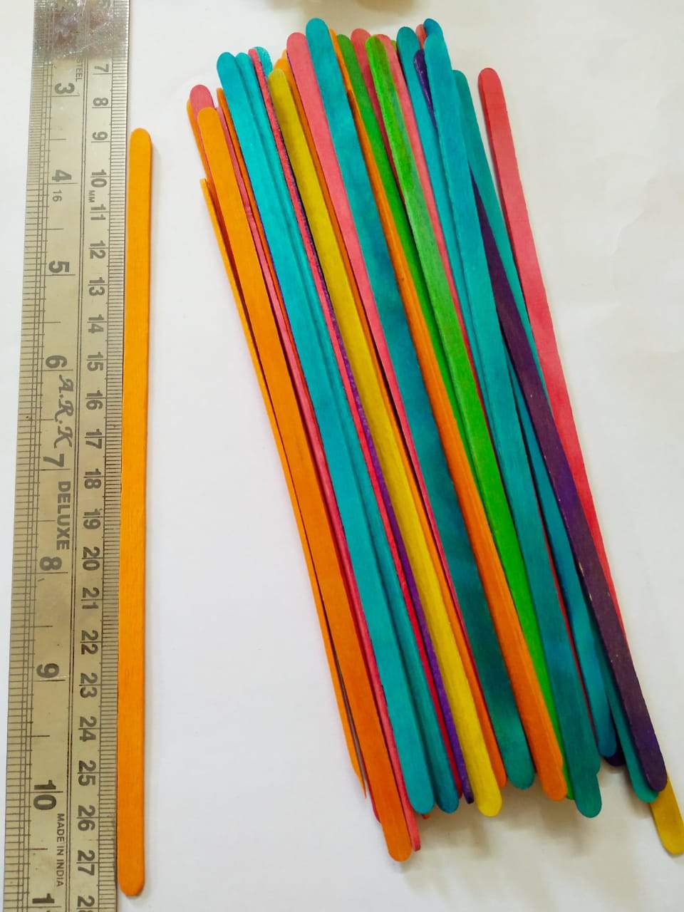 Color Ice Cream Sticks- Lengthy Hobbies