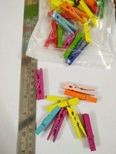 Load image into Gallery viewer, Multi Color Wooden Clips - Big Size (5Cm)
