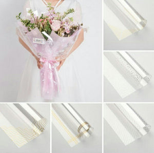 Transparent Flower Paper Packaging Floral
