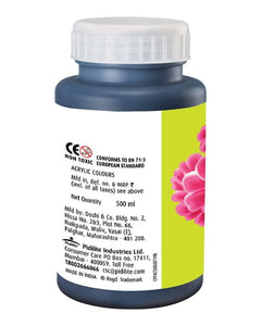 Fevicryl Acrylic Colors - Black 500Ml Fabric Glue & Adhesives