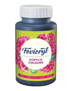 Fevicryl Acrylic Colors - Black 500Ml Fabric Glue & Adhesives