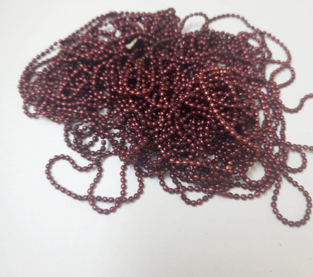 Ball Chain 1 Size - Brown  2 Meters