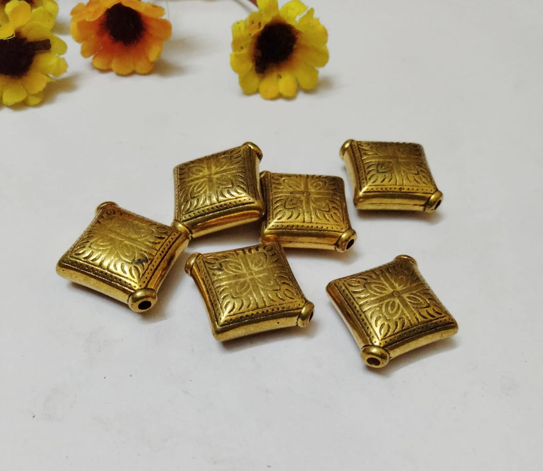 Antique Gold Beads CCB 49