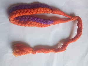 Dori Orange Base+ Colors Necklace (Tassels)