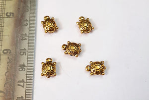 Antique Gold Beads CCB 19