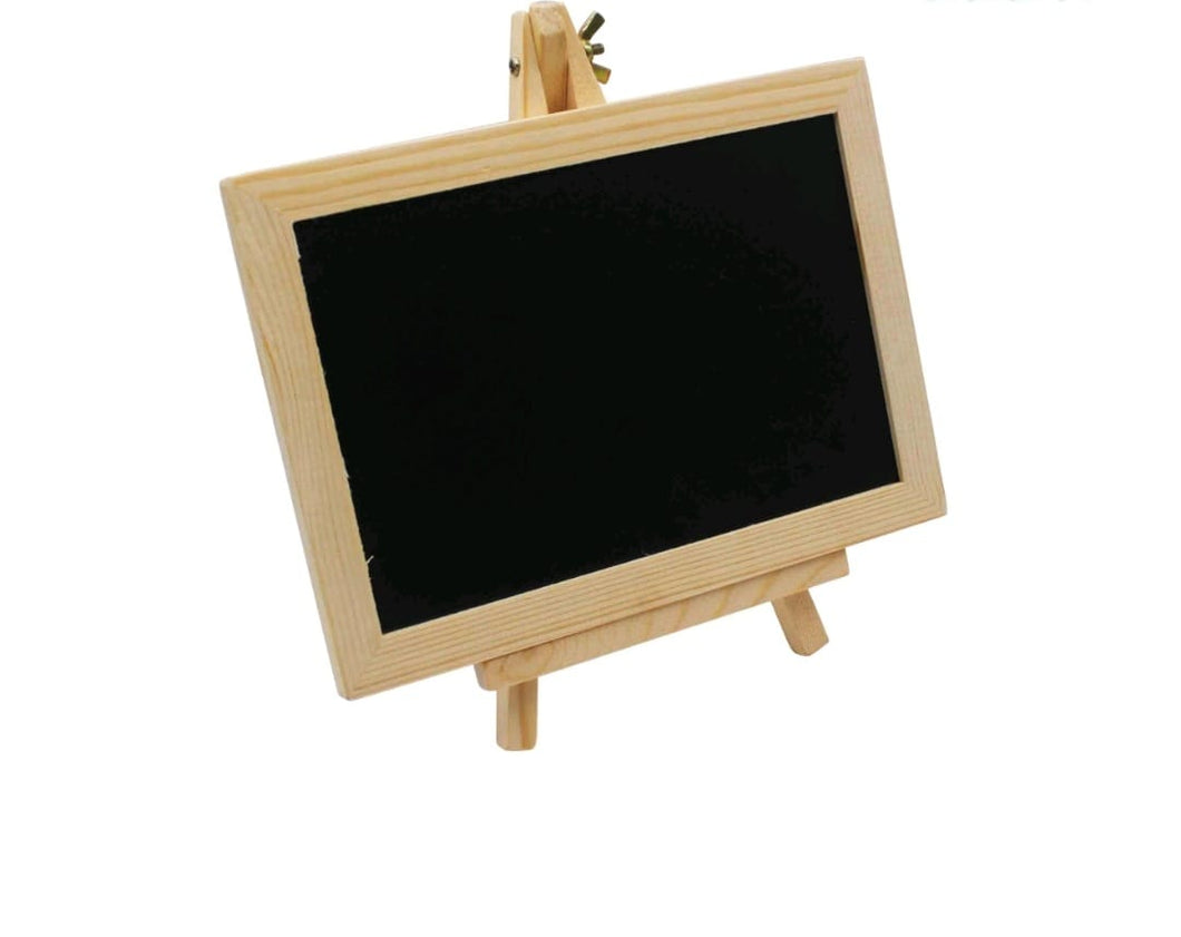 Mini Canvas And Easel Black Board – Eshwarshop