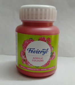 Fevicryl Acrylic Colors -  Crimson 100ML