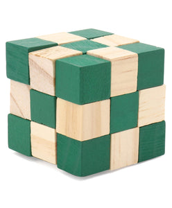 SNAKE CUBE -Wooden Cube Puzzle