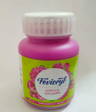 Load image into Gallery viewer, Fevicryl Acrylic Colors - Deep Brilliant Purple 64 Fabric Glue &amp; Adhesives
