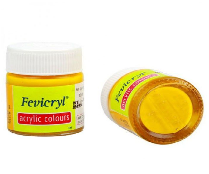 Fevicryl Acrylic Paint - Chrome Yellow (03)