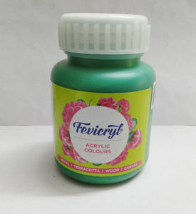 Fevicryl Acrylic Colors - Light Green  100ML