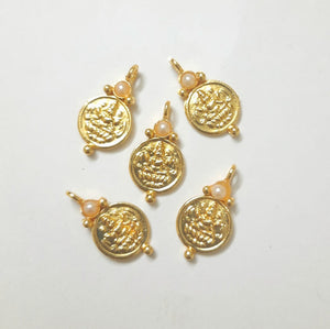 Premium Quality Laksmi Coin - Small - Pearl Color