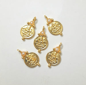 Premium Quality Laksmi Coin - Small - Pearl Color