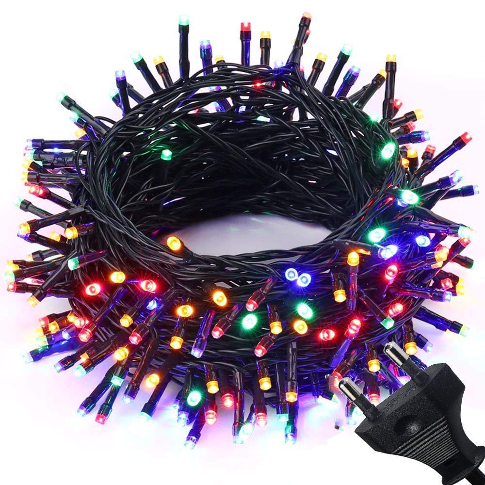 Rice Light Fairy String Lights With Multi Mode Remote For Diwali Christmas Festival Party Indoor