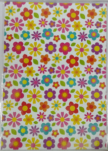 Craft Paper Sheets A4 with Single Side Decorative Pattern- model -15
