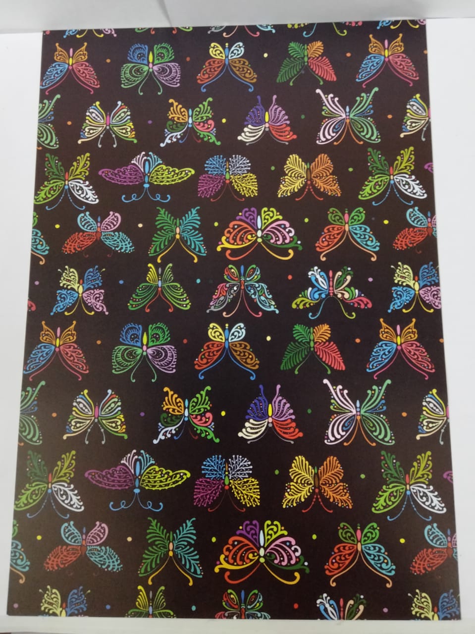 Craft Paper Sheets A4 with Single Side Decorative Pattern-  Pack of  model-33