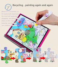 Load image into Gallery viewer, Magic Water Color Book , Set of 1 Book and 1 Pen
