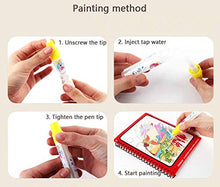 Load image into Gallery viewer, Magic Water Color Book , Set of 1 Book and 1 Pen
