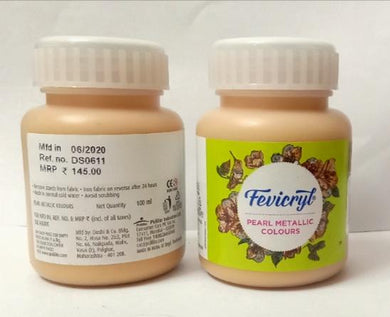 Fevicryl Acrylic Colors - Pearl Metalic Gold 352 Fabric Glue & Adhesives