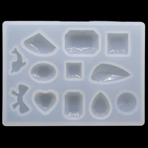 Resin Silicone Mould Pendant & Earrings