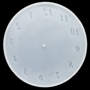 Resin Silicone Mould Number Clock Mould 10 Inch
