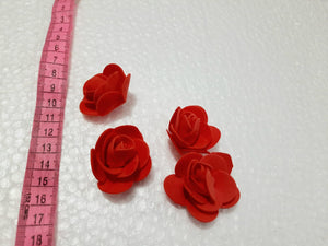 Foam Flower - Red Pack of 5