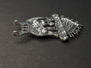 Antique Metal Silver Pendant-  NM14