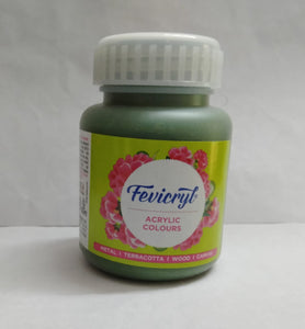 Fevicryl Acrylic Colors -   Sap Green 100ML