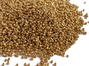 Sugar Bead Bright GOLD 150 - Wholesale 100grams- 1 pack