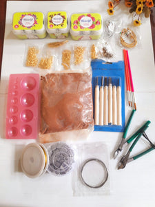 Premium Terracotta Jewell Making Kit - Natural Clay Kit