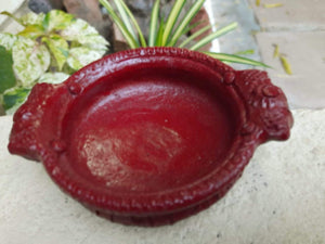 Village Decor Handmade Terracotta Decorative Flower Pot/uruli/urli -1Piece Home Decors