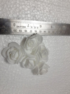 Foam Flower - White Pack of 5