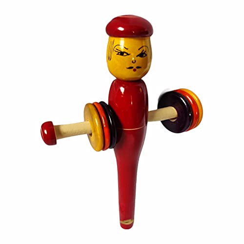 Whistle Wooden Plate Rattle