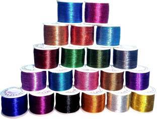 Multi Color Zari Thread- 20 Colors Zardhosi Threads & Rope